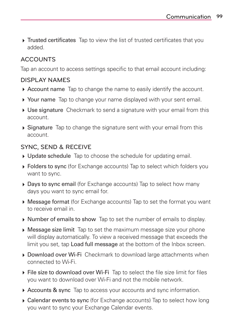 LG LGAS876 User Manual | Page 99 / 218