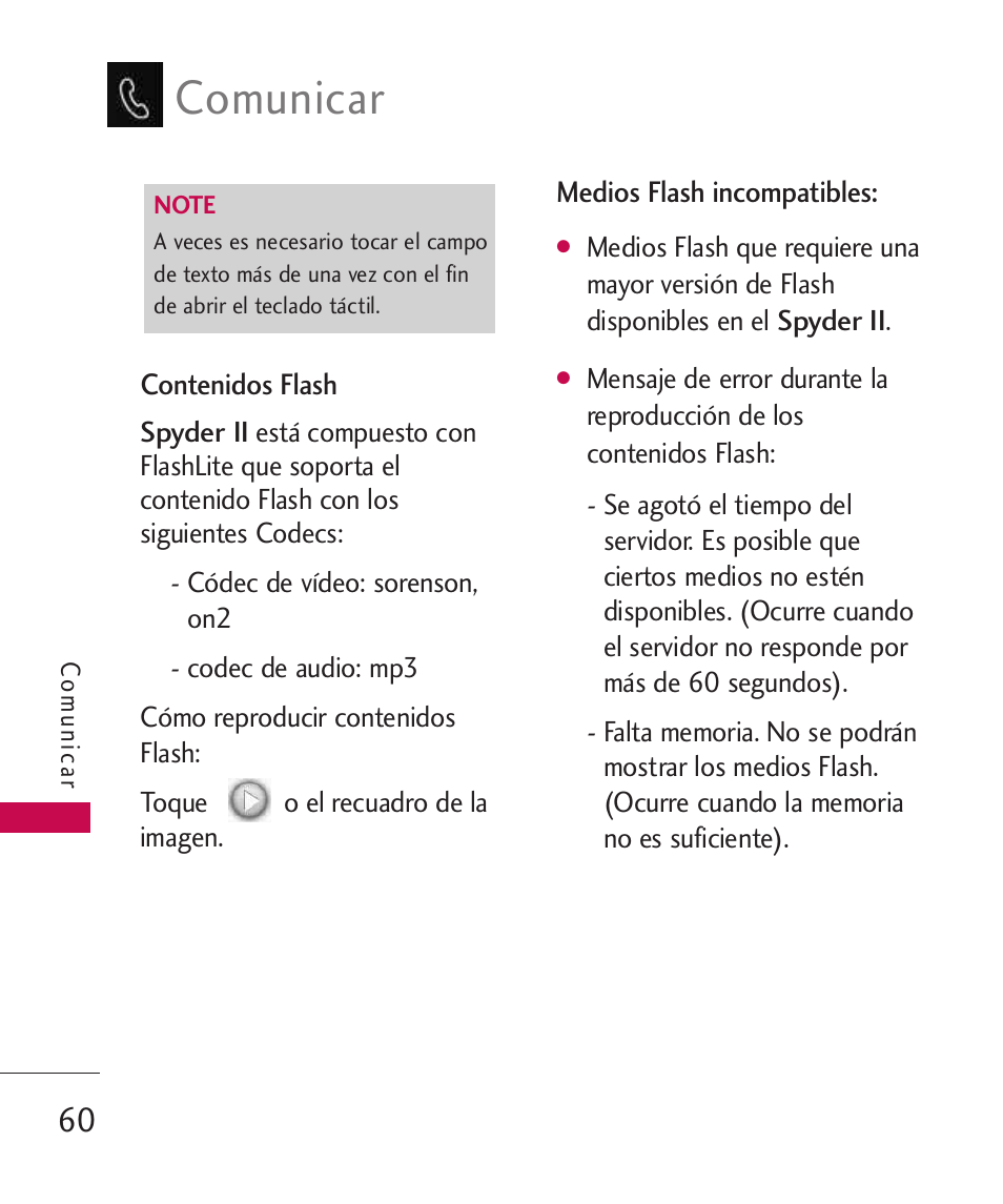 Comunicar | LG LG840 User Manual | Page 202 / 293
