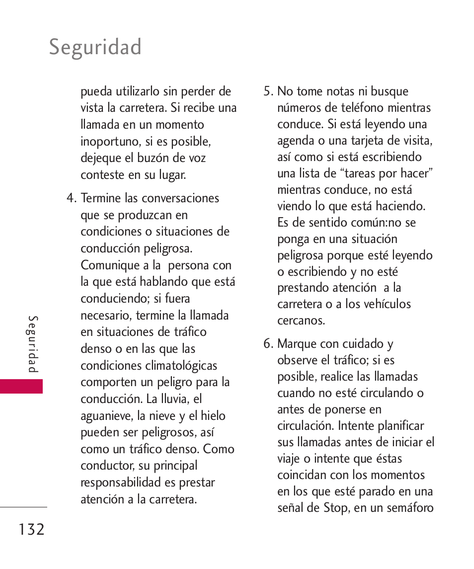 Seguridad | LG LG840 User Manual | Page 274 / 293