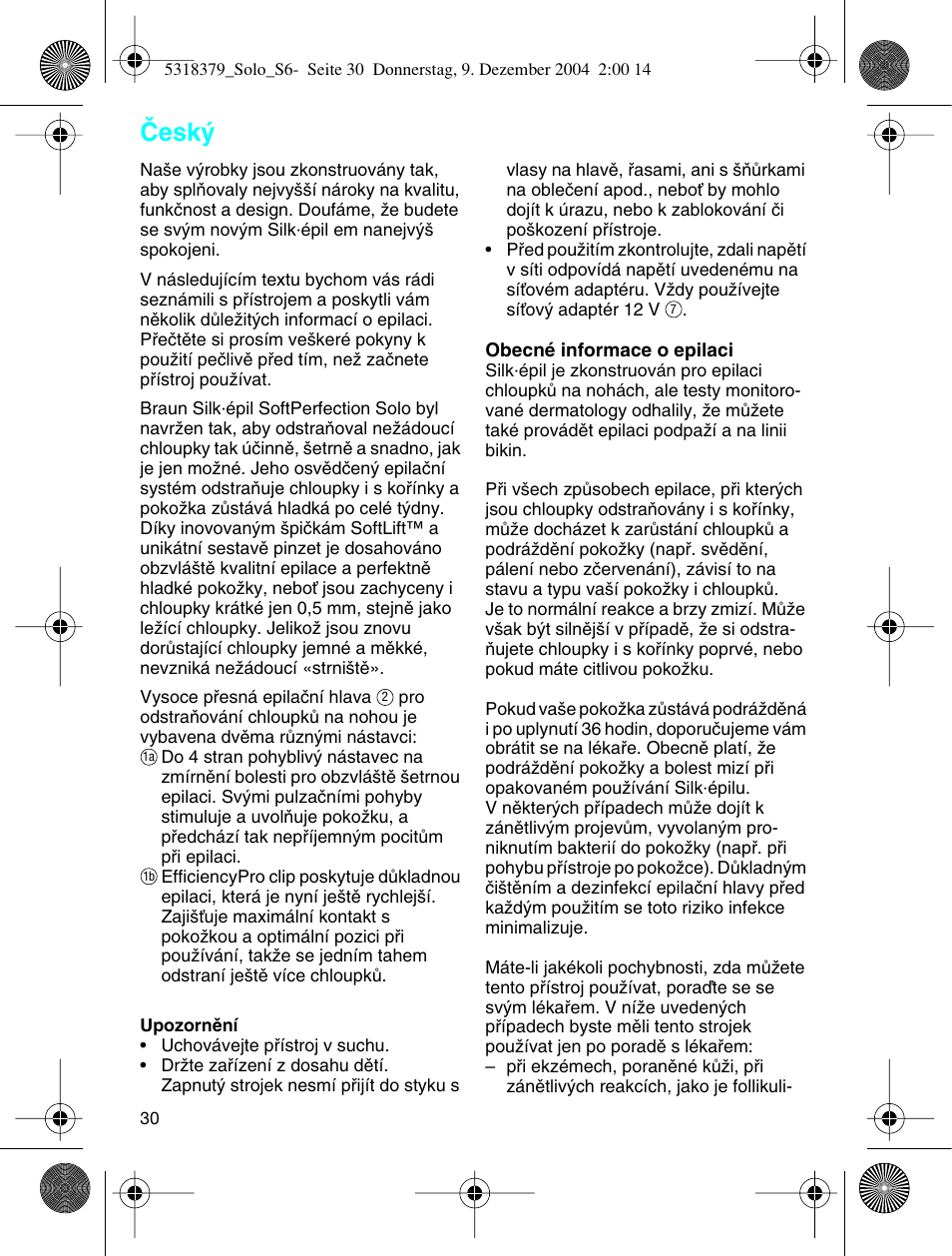 Âesk | Braun 3170 Solo User Manual | Page 29 / 57