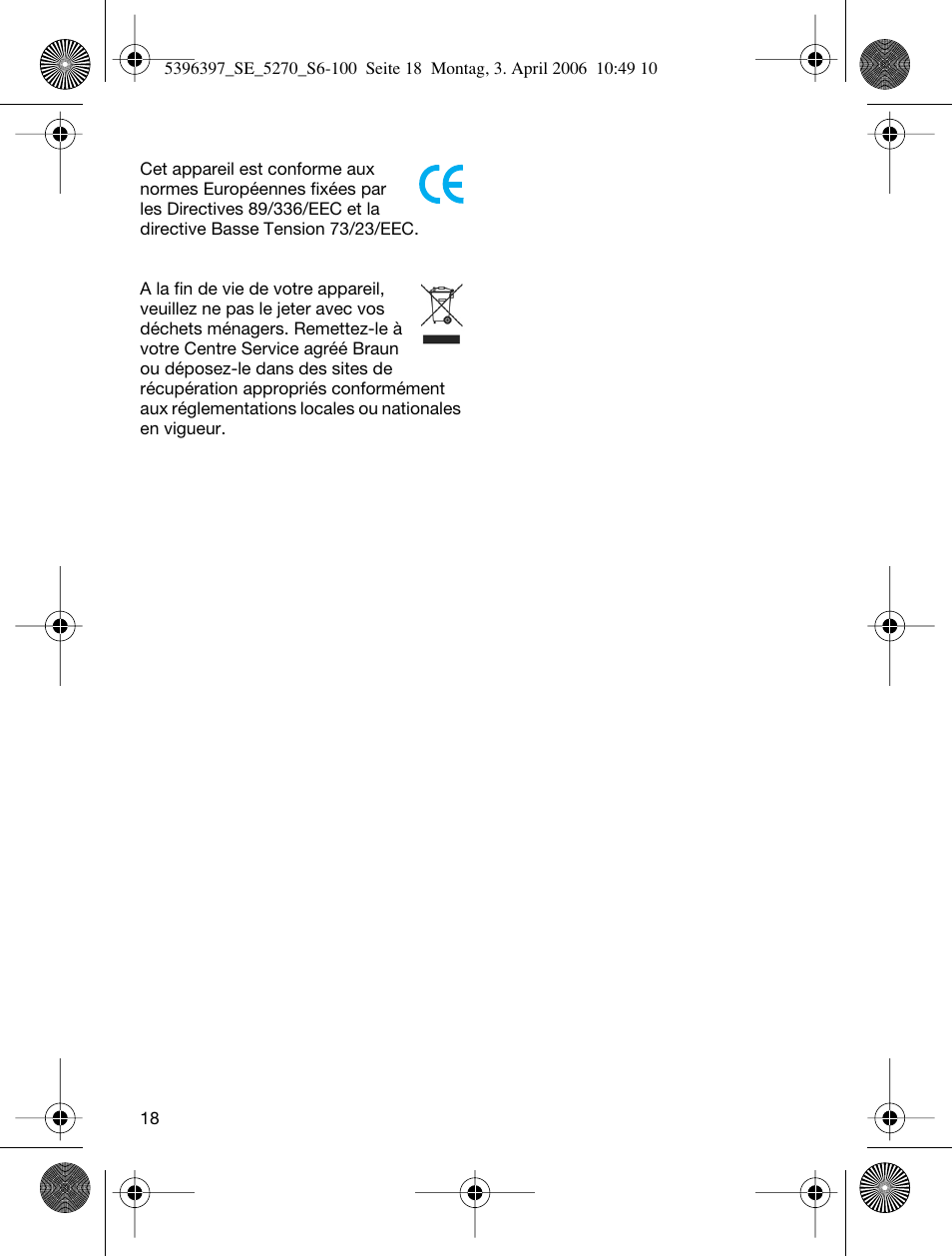 Braun 5270-5396 Silk-épil Xelle User Manual | Page 18 / 95