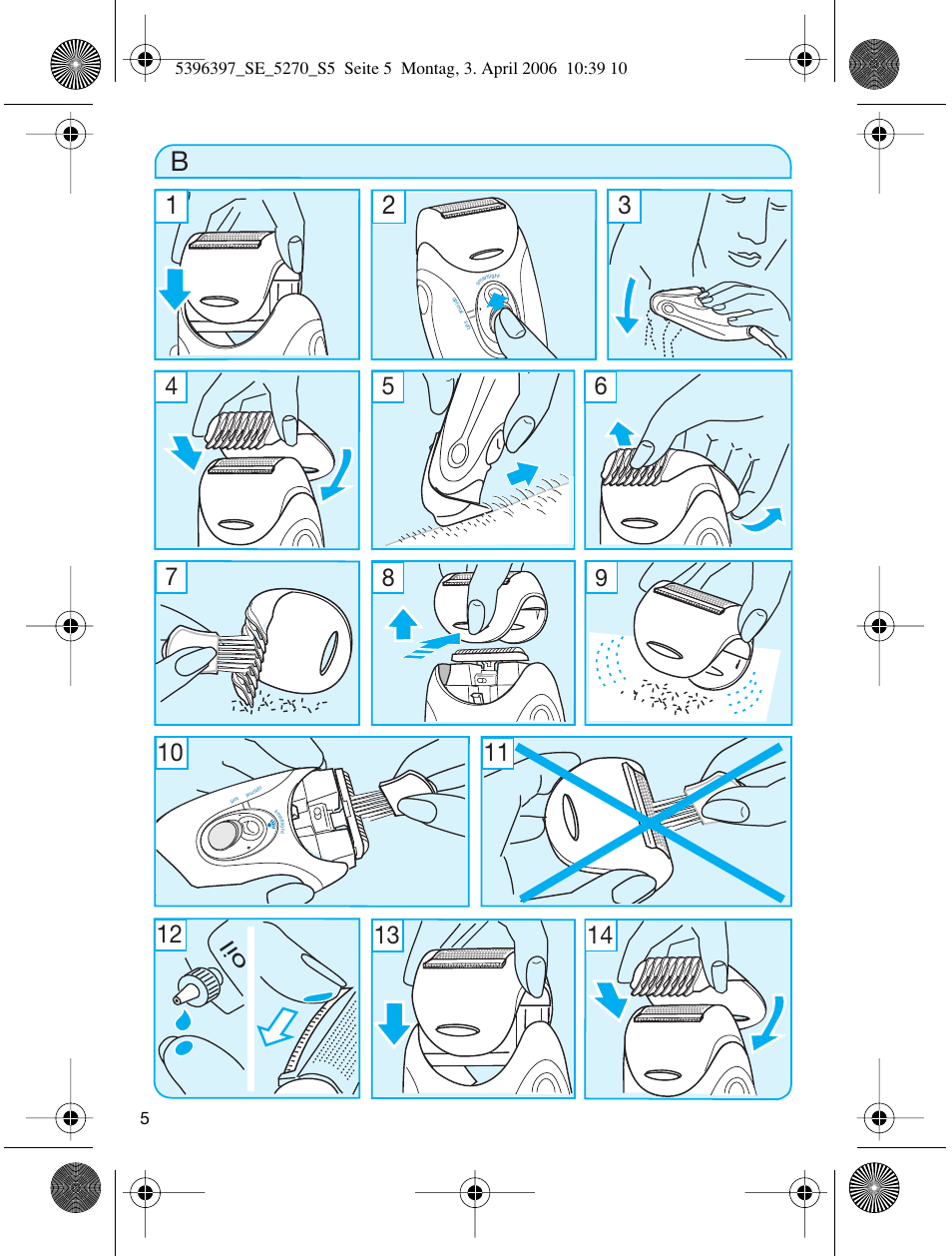 Braun 5270-5396 Silk-épil Xelle User Manual | Page 5 / 95