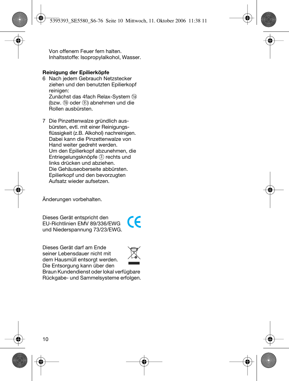 Braun 5580 Silk-épil X'elle User Manual | Page 9 / 68