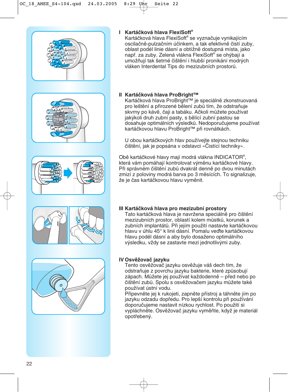 Braun OC18 Professional Care Center User Manual | Page 22 / 102