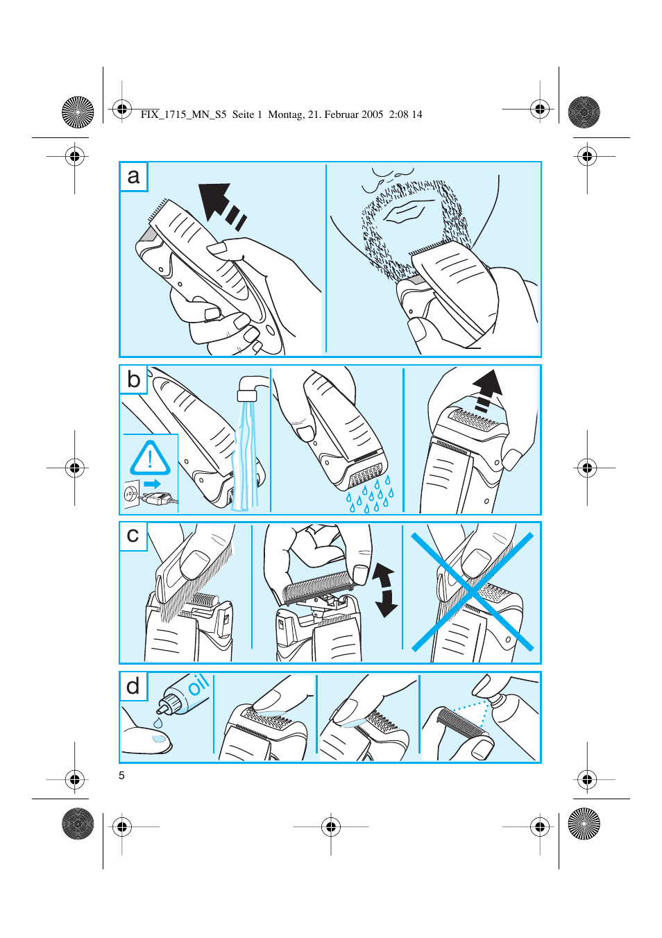 Braun 1715 Series 1 User Manual | Page 4 / 41