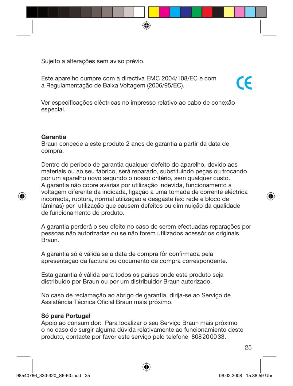 Braun 320 Series 3 User Manual | Page 24 / 57