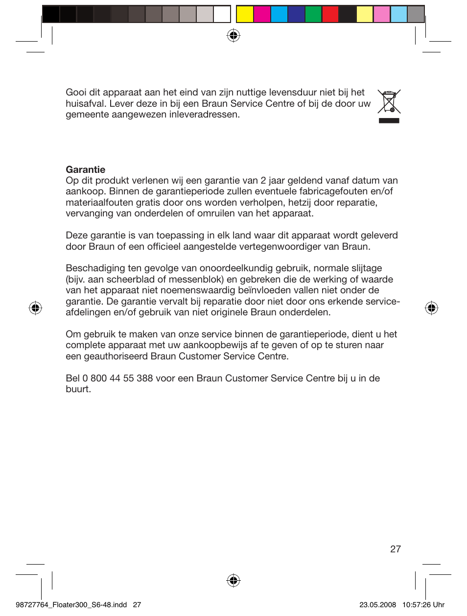 Braun 300-5778 Series 3 User Manual | Page 26 / 45