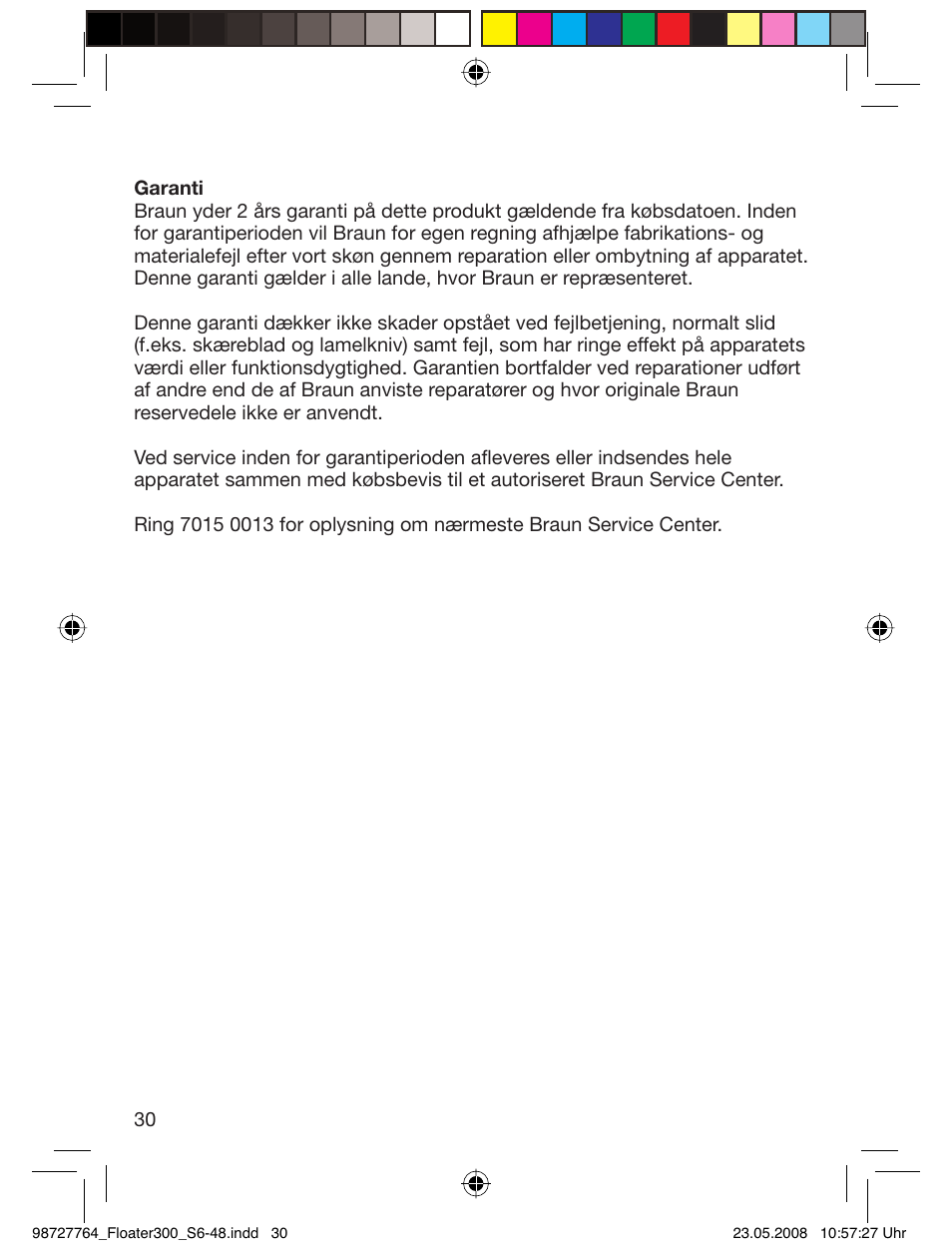 Braun 300-5778 Series 3 User Manual | Page 29 / 45