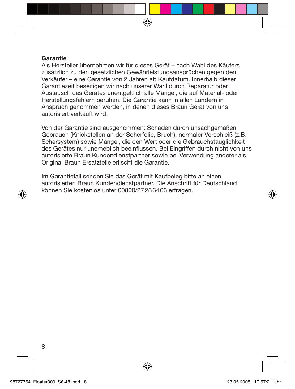Braun 300-5778 Series 3 User Manual | Page 7 / 45