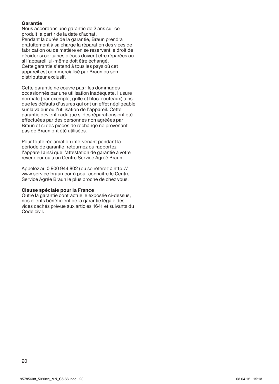 Braun 5020s Series 5 User Manual | Page 20 / 70