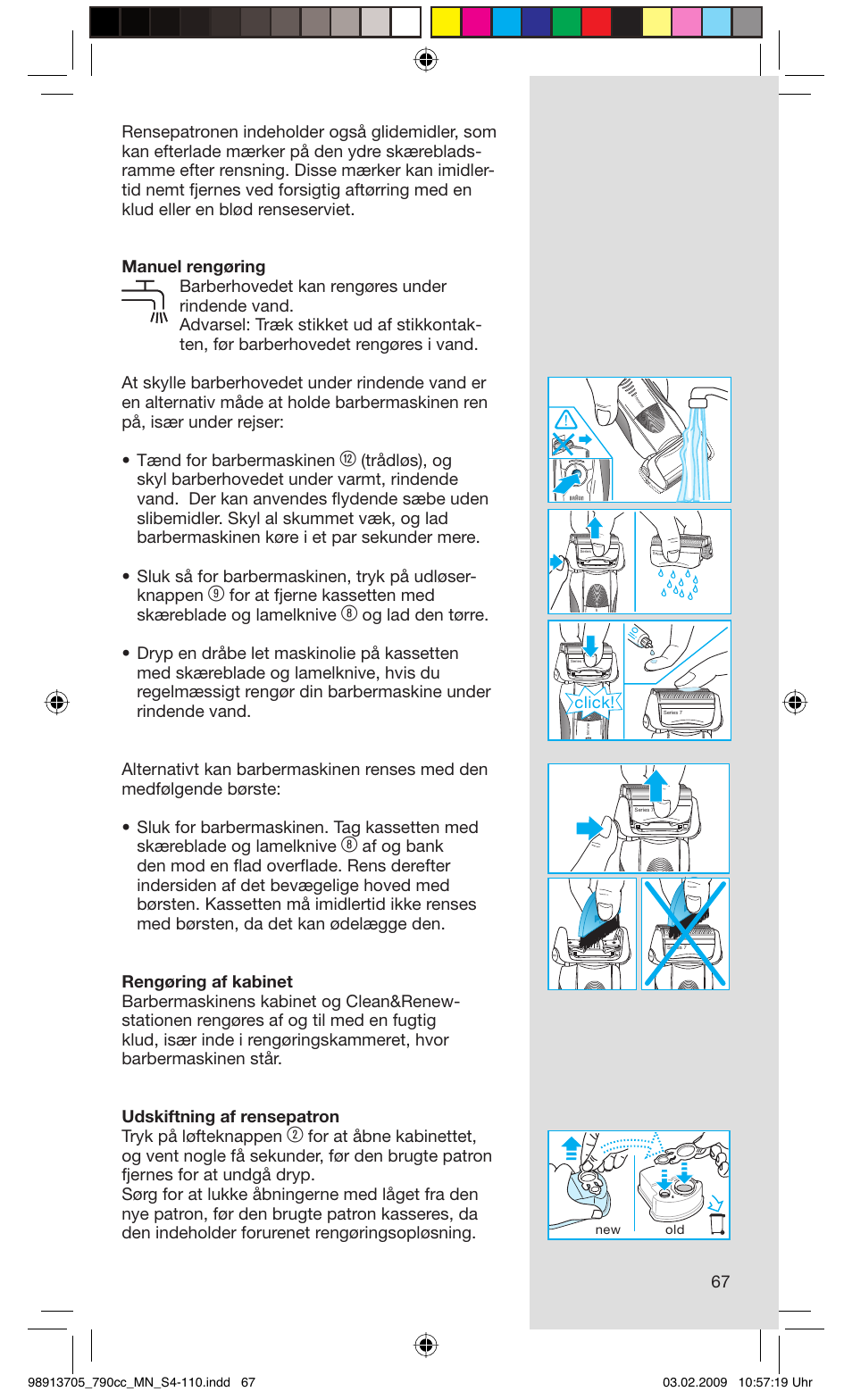Click | Braun 790cc-5692 Series 7 User Manual | Page 67 / 109