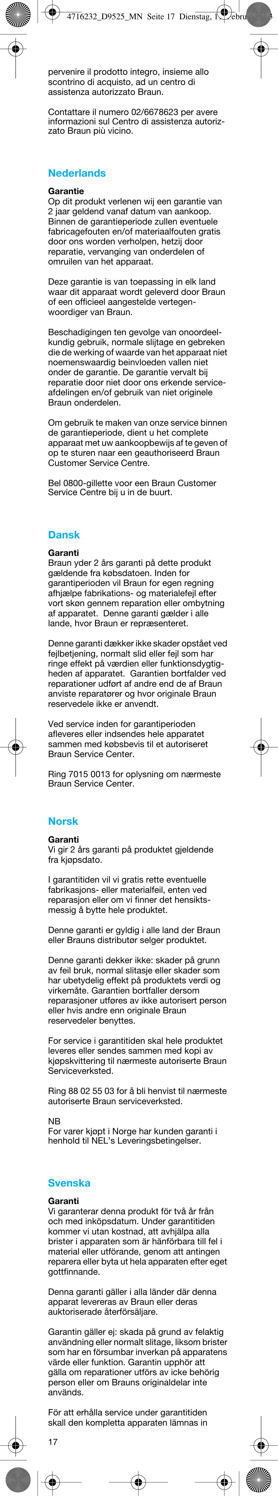 Braun D9011 PlakControl Ultra User Manual | Page 15 / 18