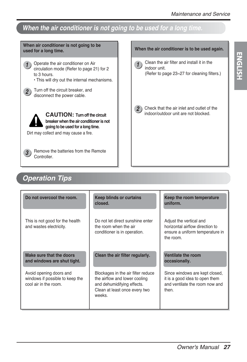 English | LG FM15AH-UL3 User Manual | Page 27 / 147