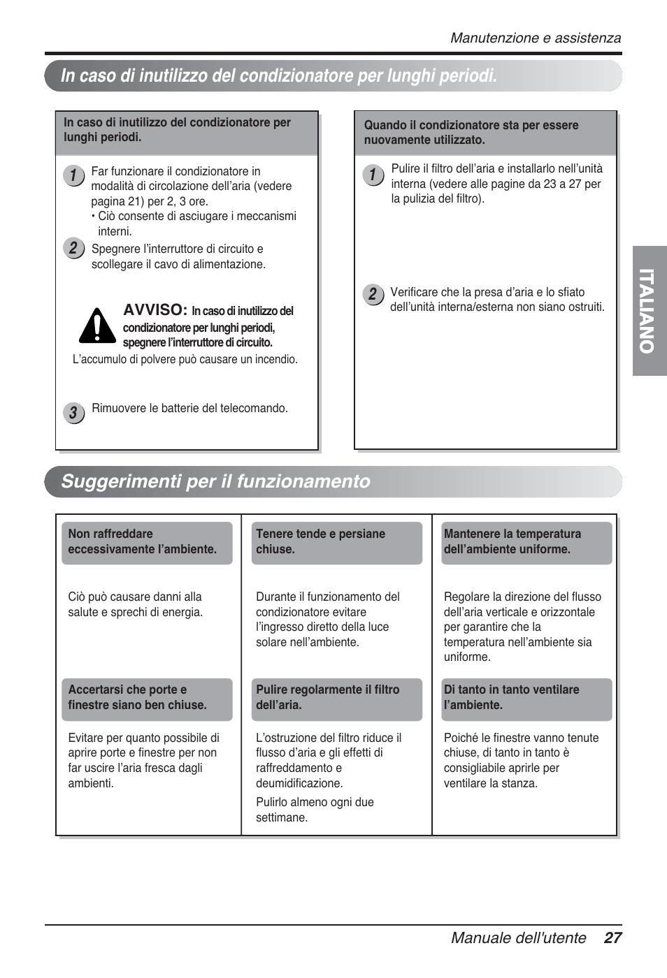 Italiano | LG FM15AH-UL3 User Manual | Page 55 / 147