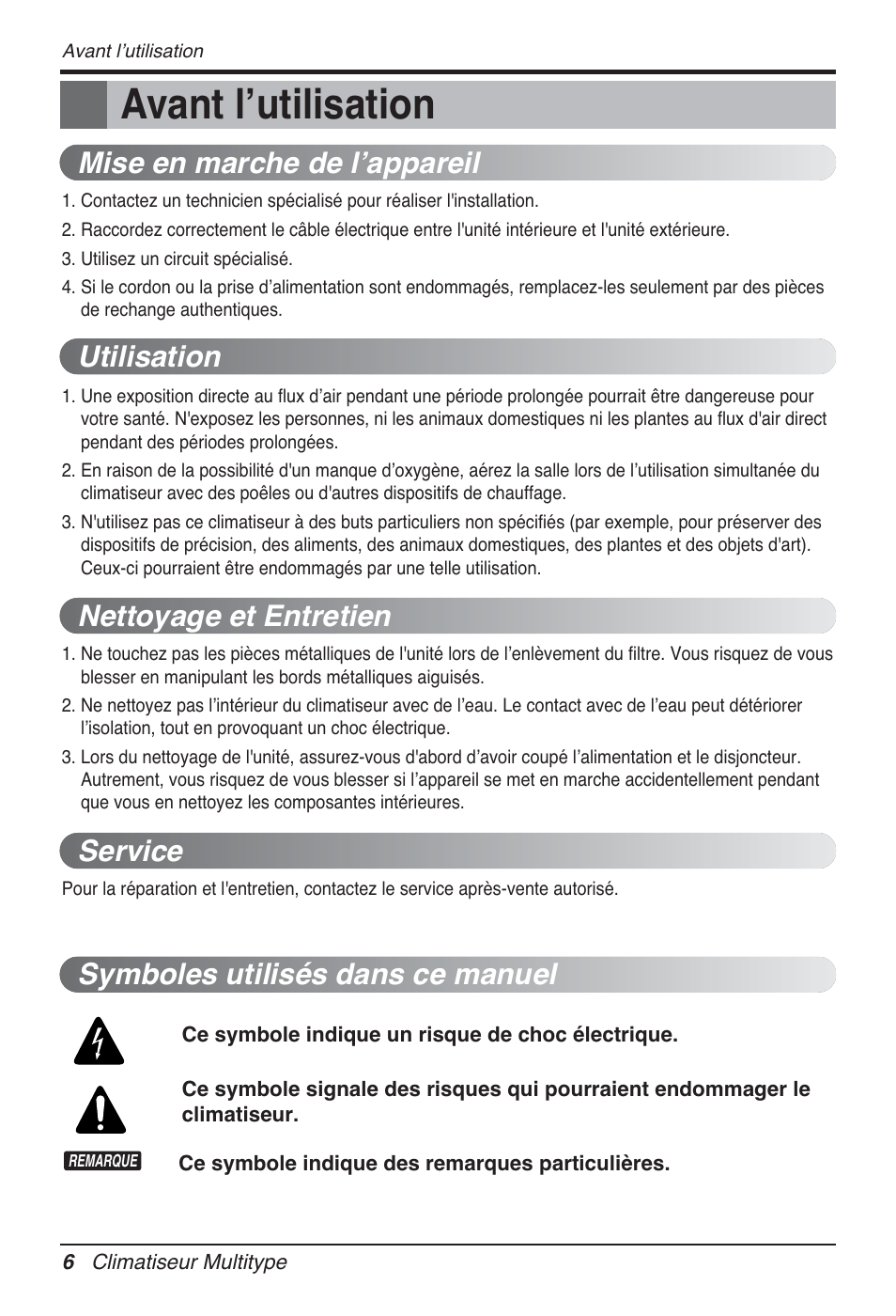 Avant lʼutilisation | LG FM15AH-UL3 User Manual | Page 96 / 147