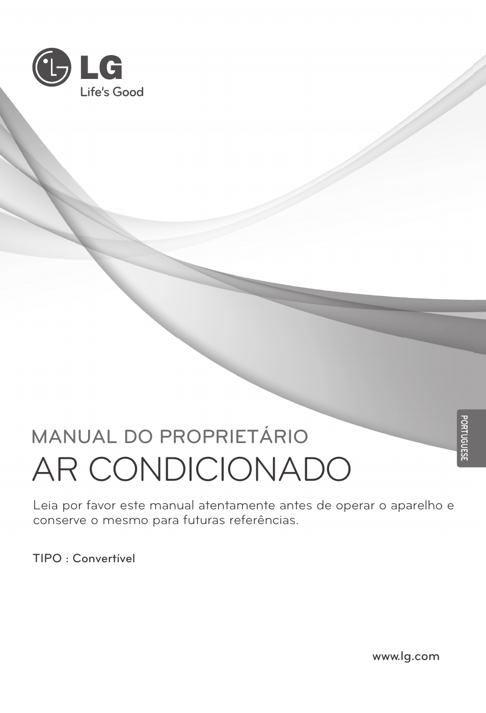 7)mfl67605111(포르투칼), Ar condicionado, Manual do proprietário | LG ARNU09GVEA2 User Manual | Page 73 / 205