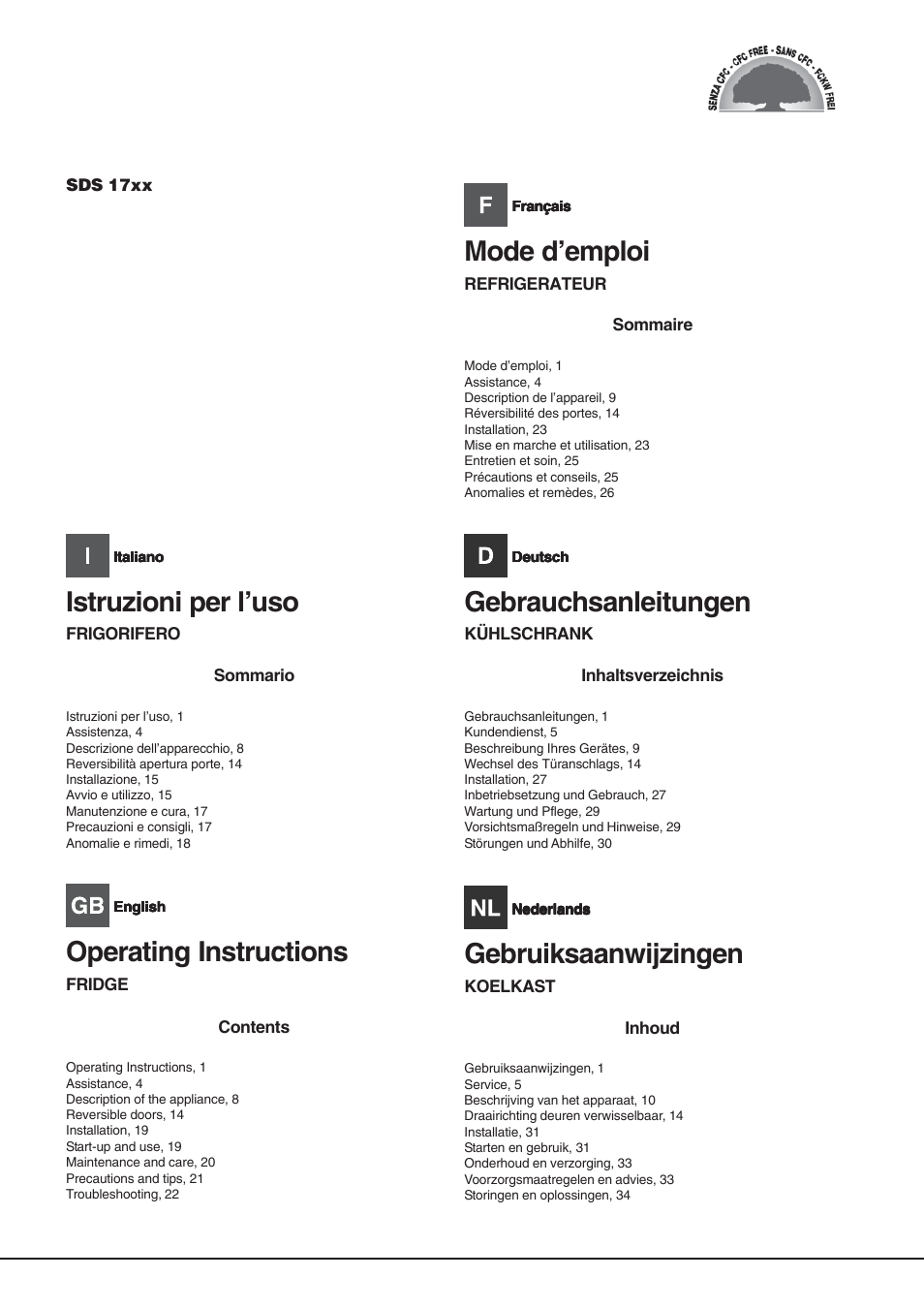 Hotpoint Ariston Einturer SDS 1721 J-HA User Manual | 64 pages
