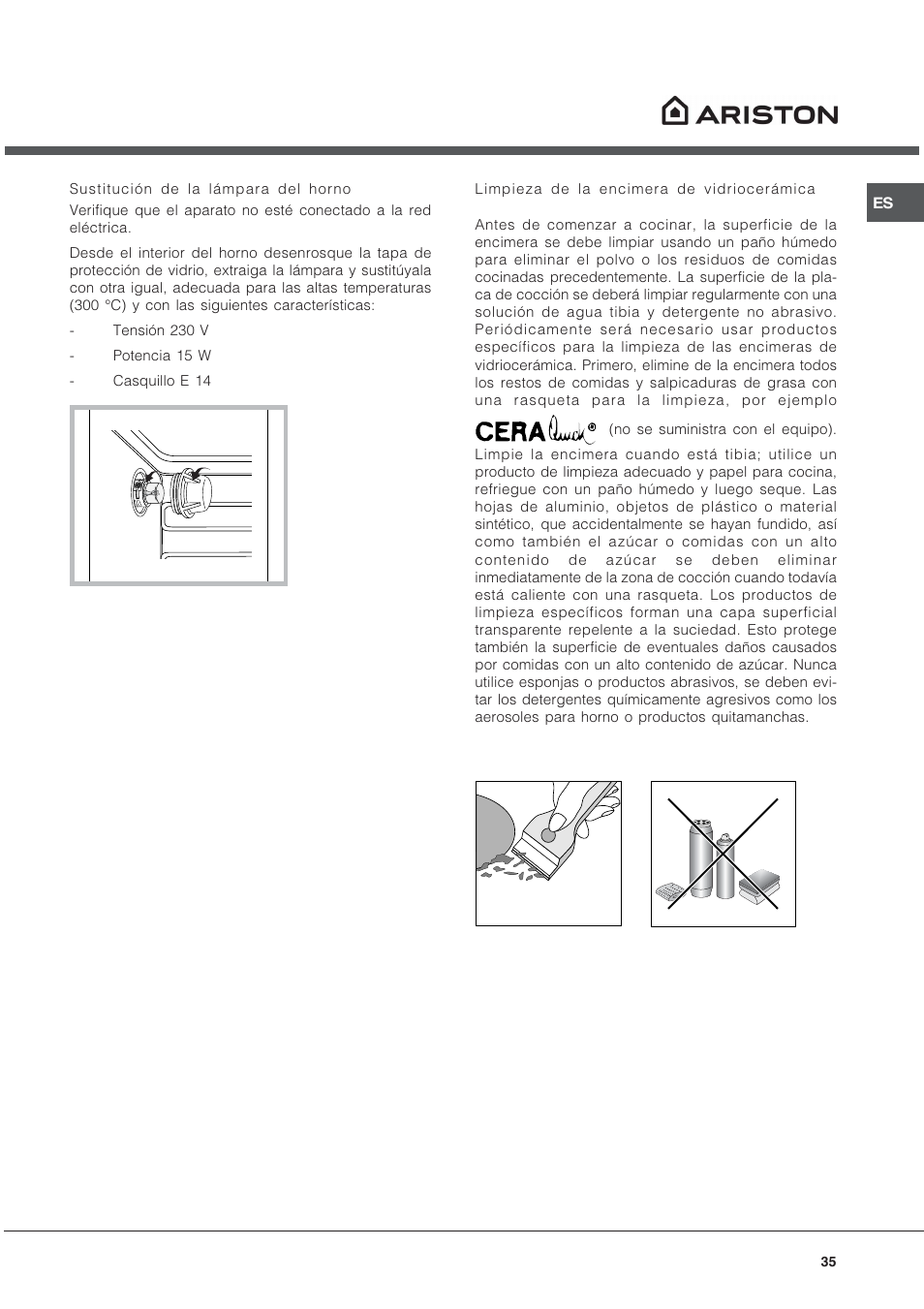 Hotpoint Ariston CP9VP6 DE HA User Manual | Page 35 / 48