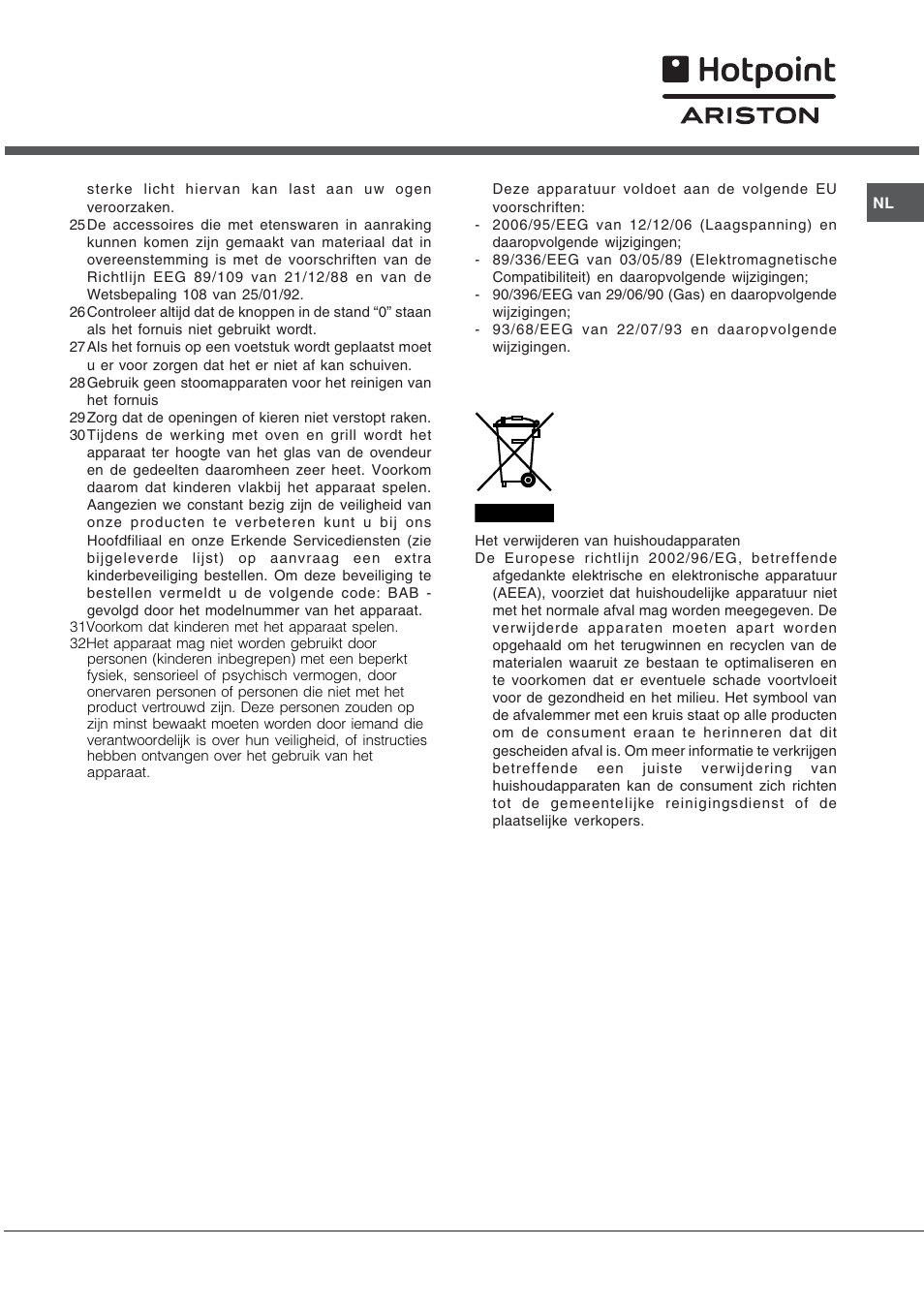 Hotpoint Ariston CP9VP6 DE HA User Manual | Page 39 / 48