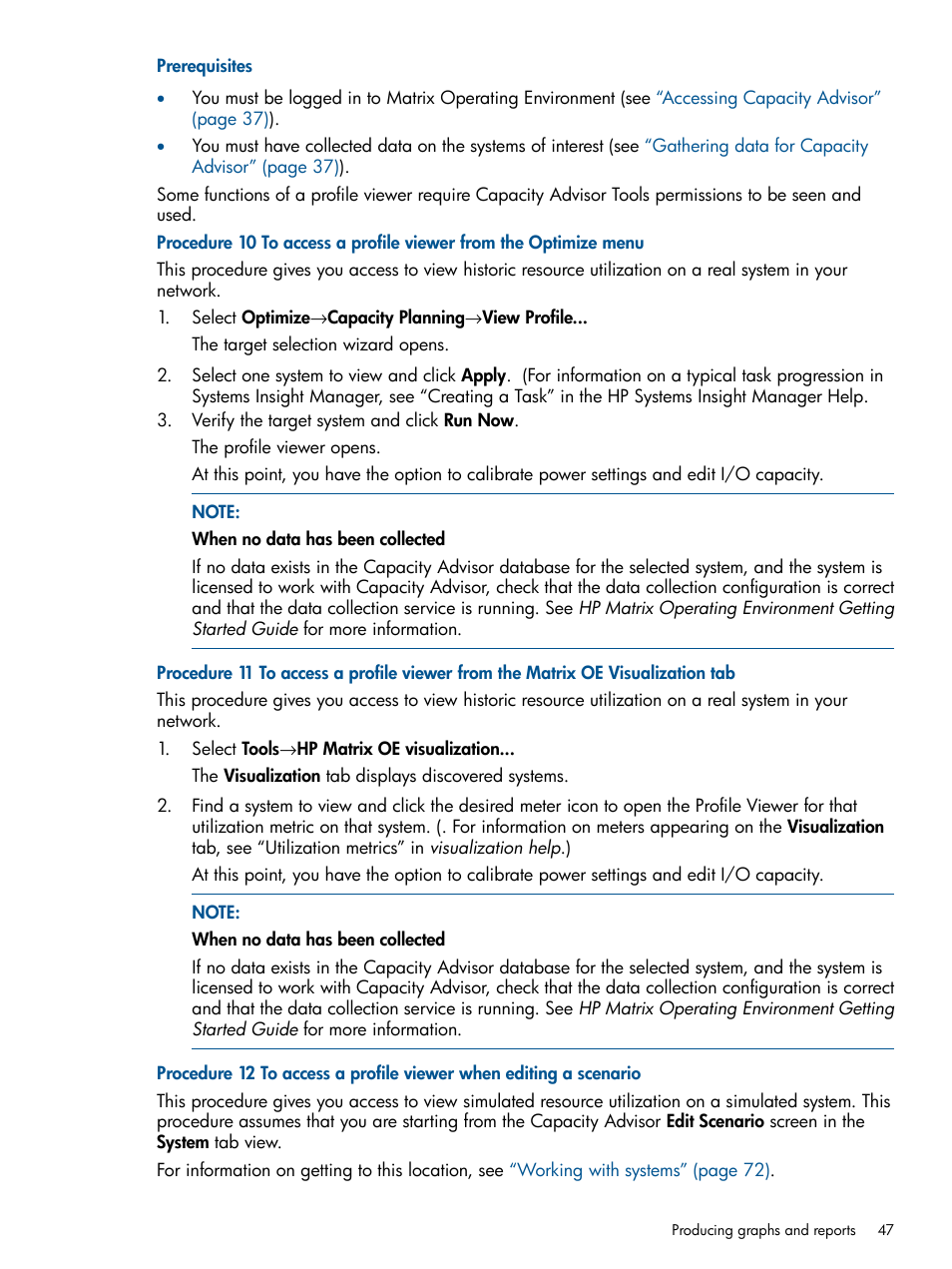 HP Matrix Operating Environment Software User Manual | Page 47 / 239