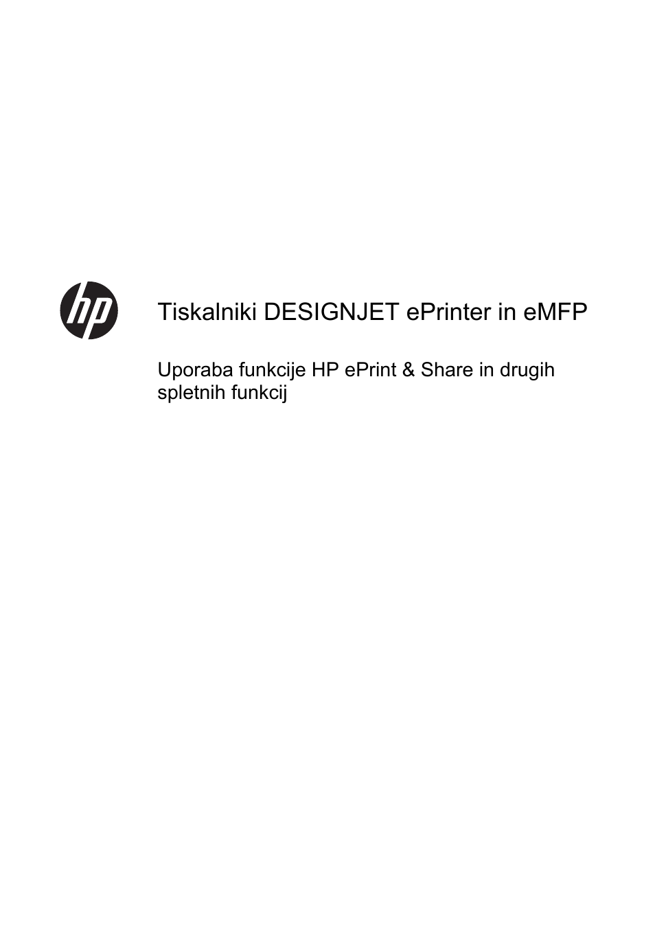 Sl.pdf, Tiskalniki designjet eprinter in emfp | HP Серия принтеров HP Designjet T1300 ePrinter User Manual | Page 271 / 412