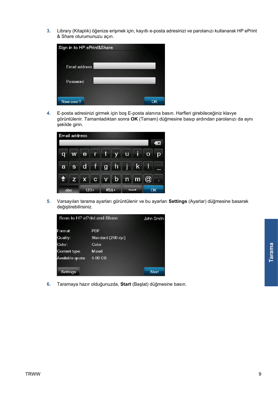 HP Серия принтеров HP Designjet T1300 ePrinter User Manual | Page 304 / 412