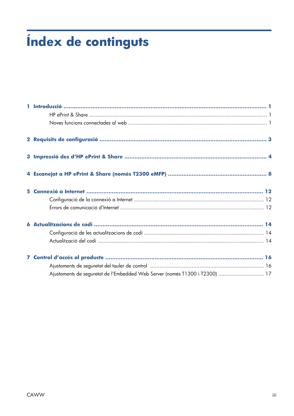 Índex de continguts | HP Серия принтеров HP Designjet T1300 ePrinter User Manual | Page 394 / 412