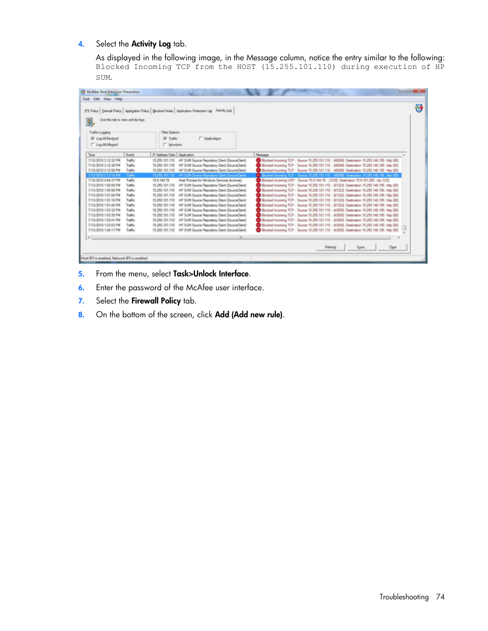 HP Smart Update Manager (User Guide) User Manual | Page 74 / 82