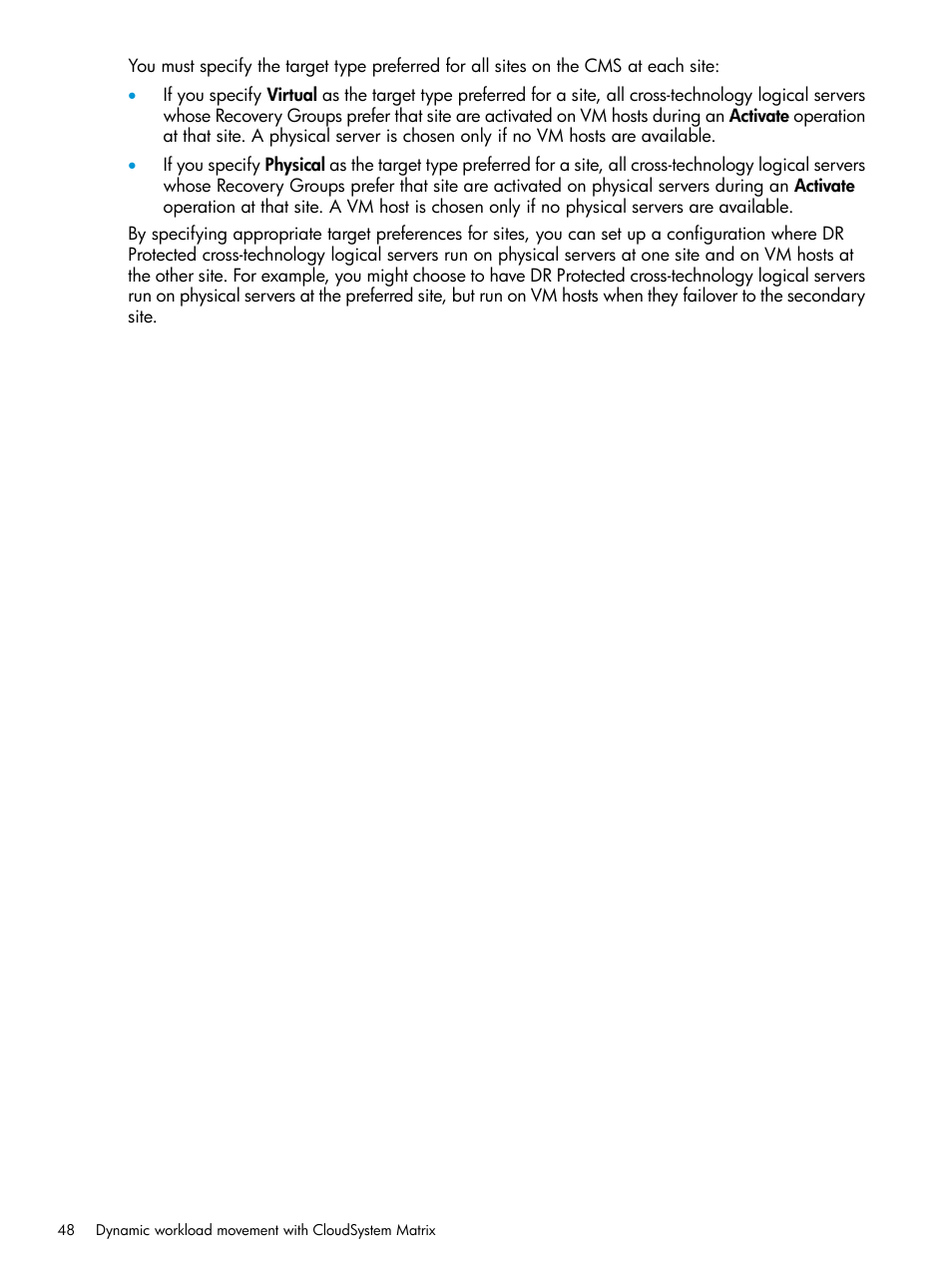 HP Matrix Operating Environment Software User Manual | Page 48 / 76