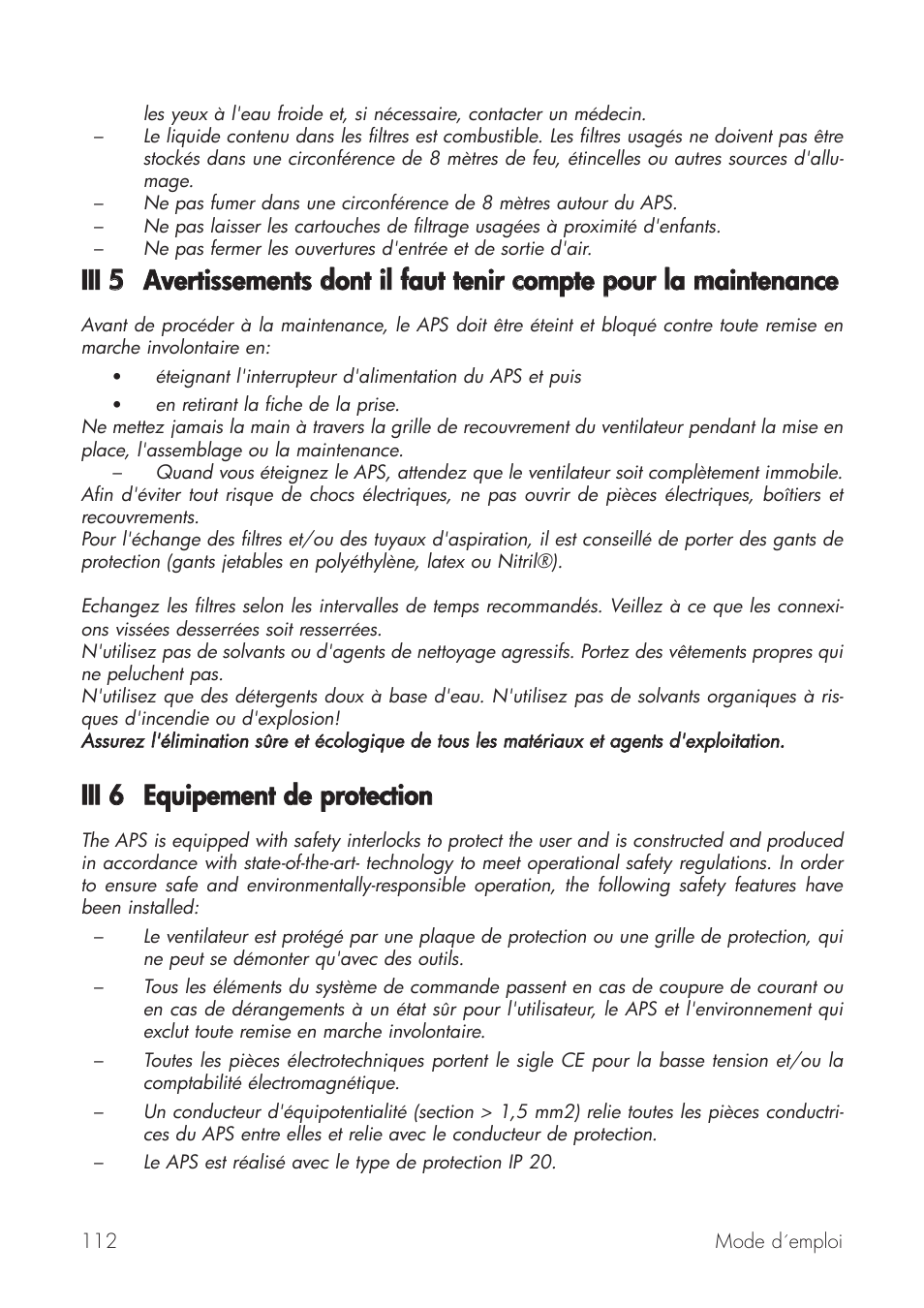 Iii 66 equipement dde pprotection | HP Принтер серии HP Designjet 9000s User Manual | Page 112 / 392