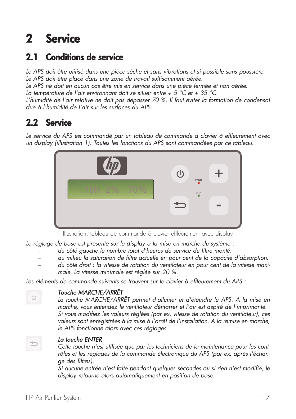 2 service, 1 conditions dde sservice | HP Принтер серии HP Designjet 9000s User Manual | Page 117 / 392