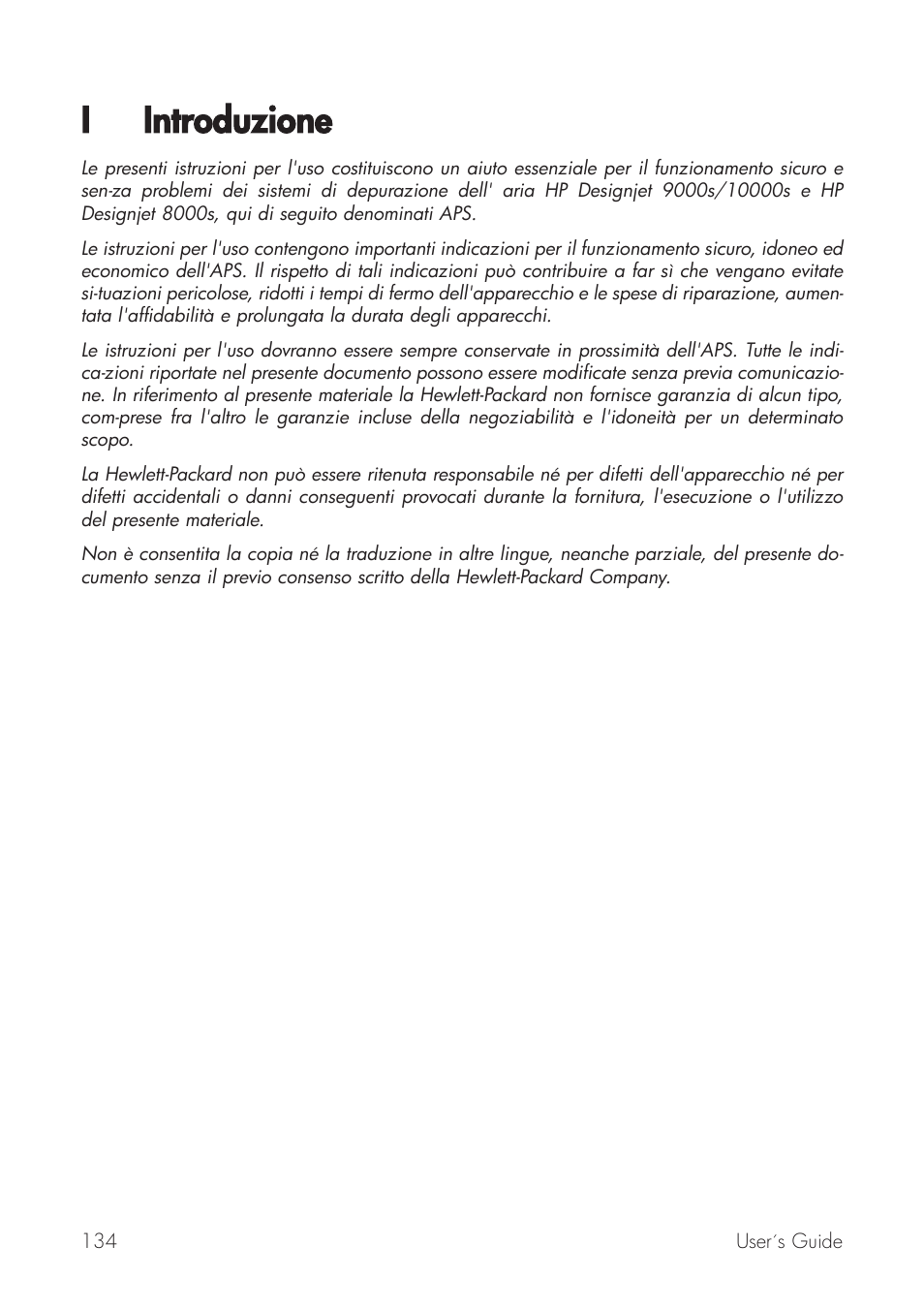 Iintroduzione | HP Принтер серии HP Designjet 9000s User Manual | Page 134 / 392