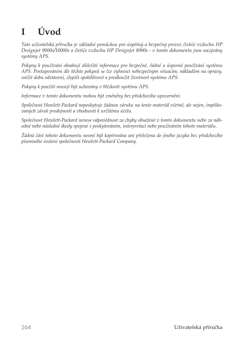 Iúvod | HP Принтер серии HP Designjet 9000s User Manual | Page 264 / 392