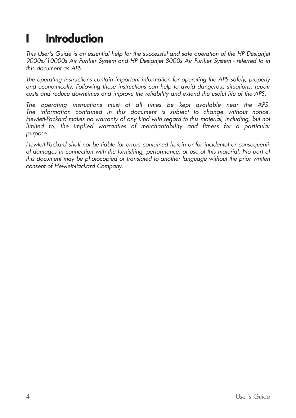 Iintroduction | HP Принтер серии HP Designjet 9000s User Manual | Page 4 / 392