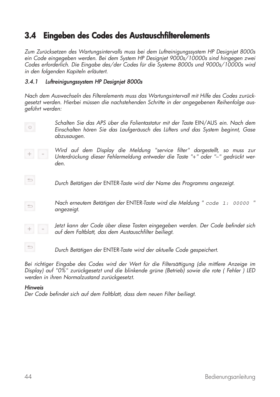 HP Принтер серии HP Designjet 9000s User Manual | Page 44 / 392