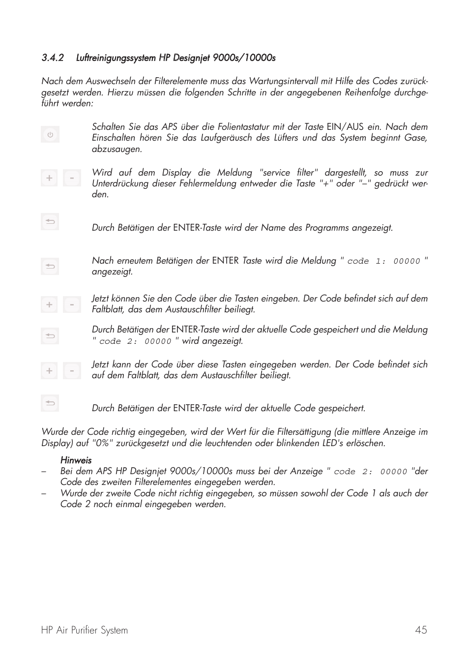 HP Принтер серии HP Designjet 9000s User Manual | Page 45 / 392
