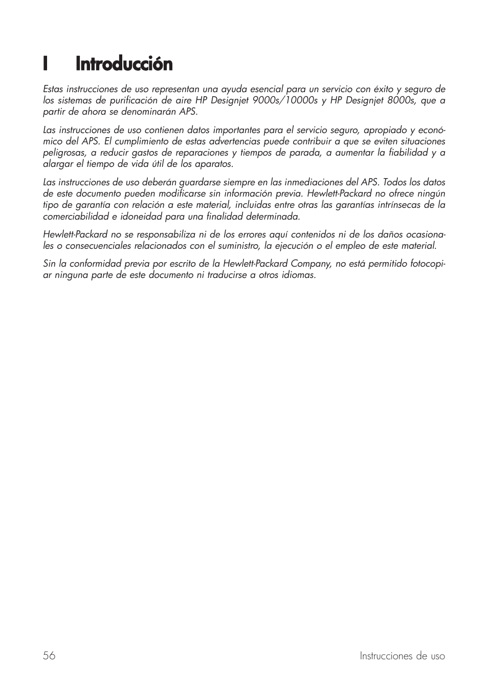 Iintroducción | HP Принтер серии HP Designjet 9000s User Manual | Page 56 / 392