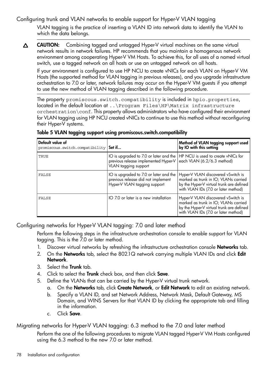HP Matrix Operating Environment Software User Manual | Page 78 / 264