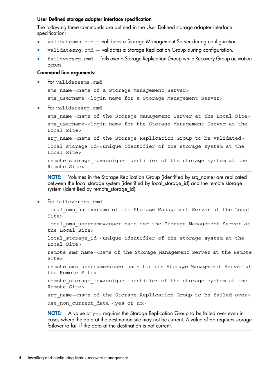HP Matrix Operating Environment Software User Manual | Page 14 / 58