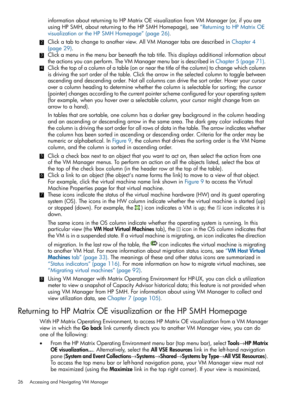 HP Matrix Operating Environment Software User Manual | Page 26 / 128