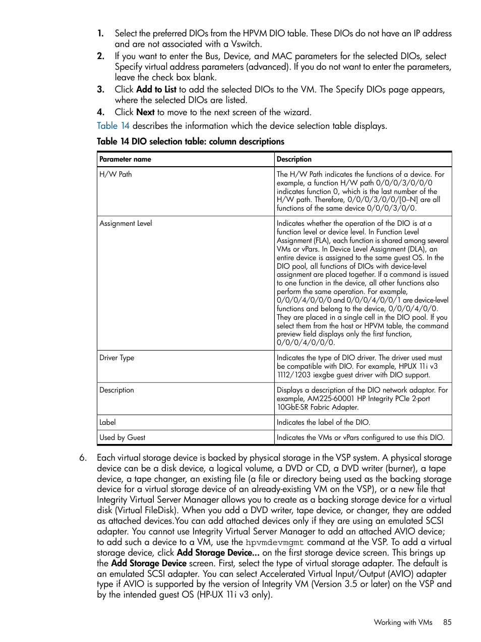 HP Matrix Operating Environment Software User Manual | Page 85 / 148