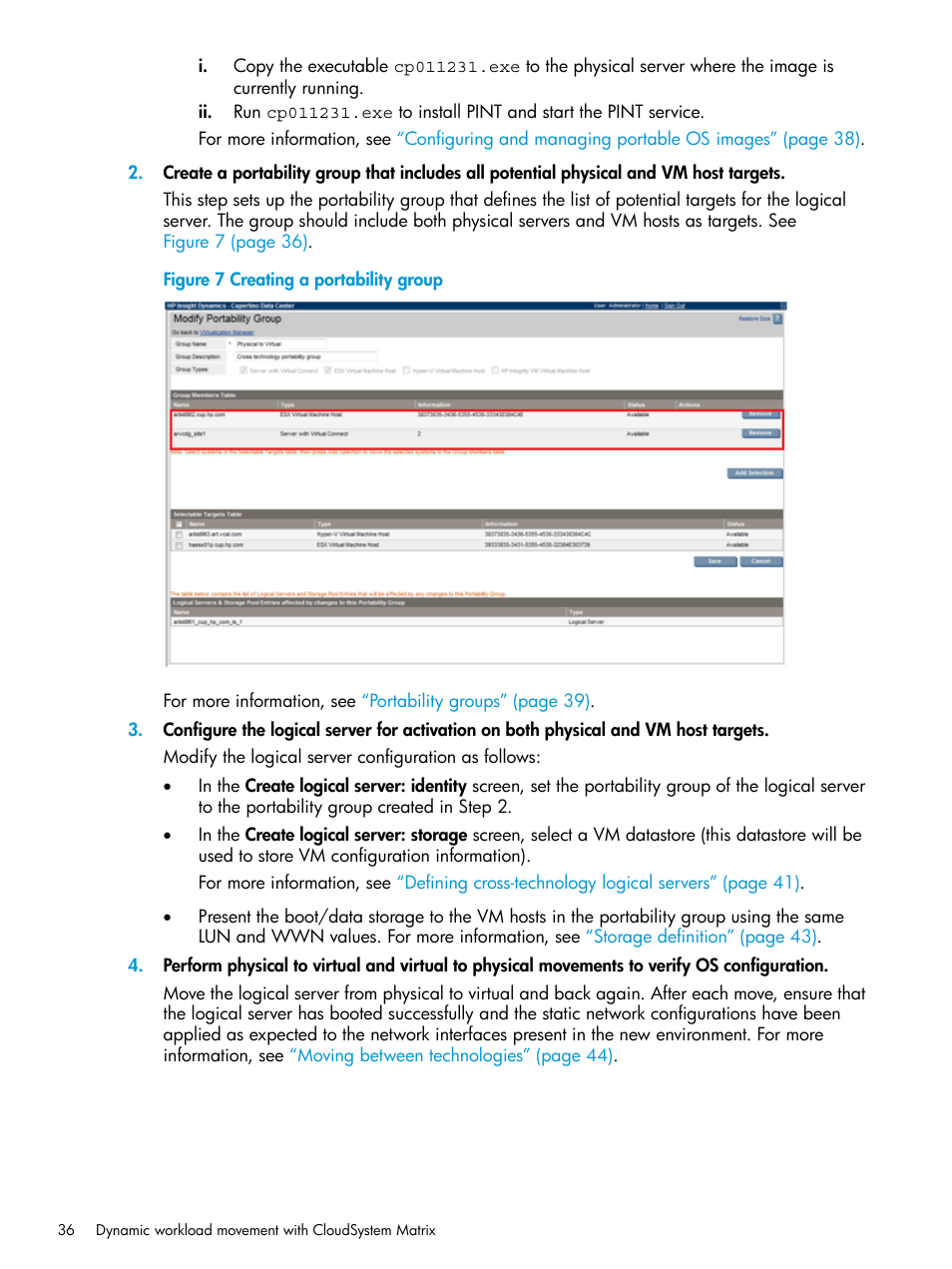 HP Matrix Operating Environment Software User Manual | Page 36 / 74
