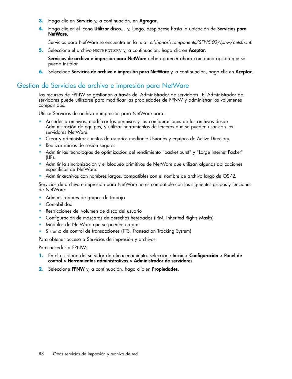 HP Servidor de almacenamiento HP ProLiant DL320s User Manual | Page 88 / 152