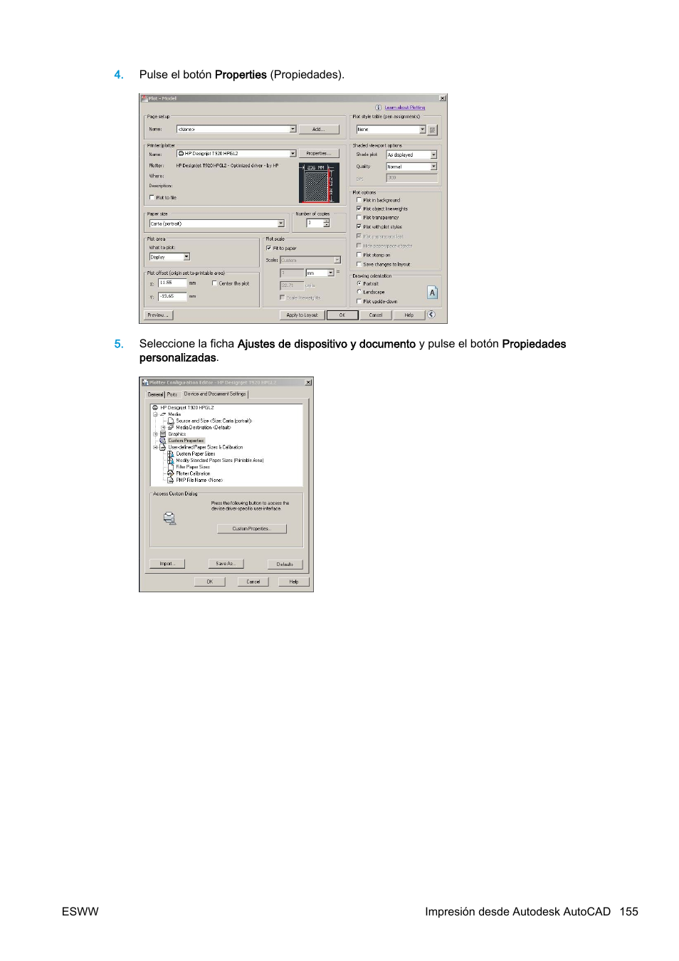 HP eMFP HP Designjet serie T2500 User Manual | Page 165 / 322