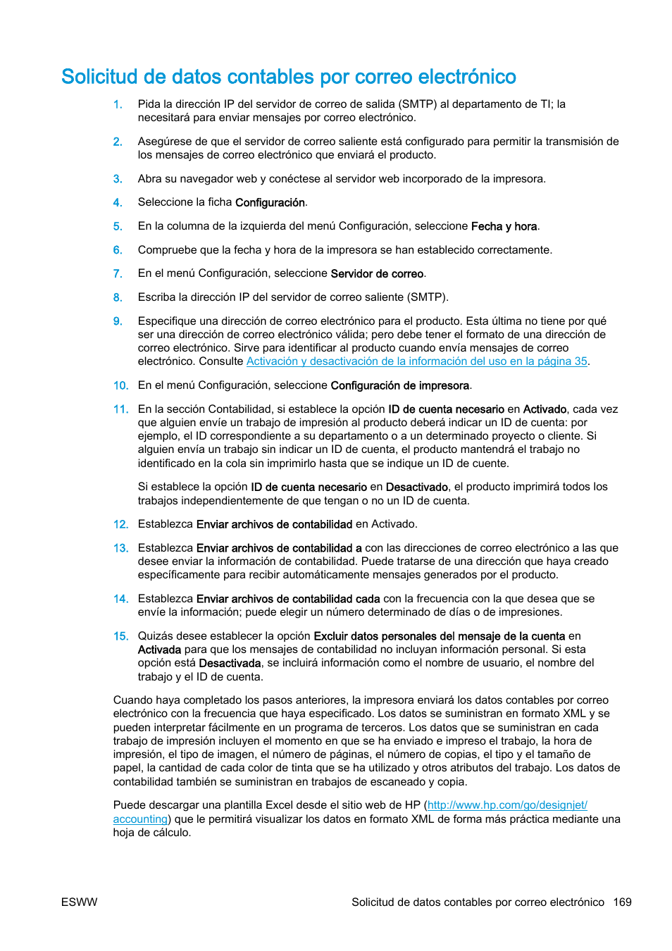 HP eMFP HP Designjet serie T2500 User Manual | Page 179 / 322