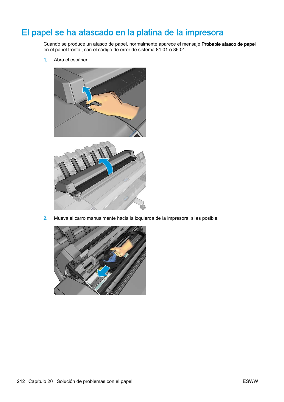 HP eMFP HP Designjet serie T2500 User Manual | Page 222 / 322