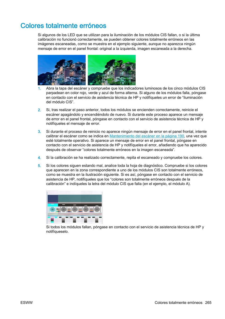 Colores totalmente erróneos | HP eMFP HP Designjet serie T2500 User Manual | Page 275 / 322