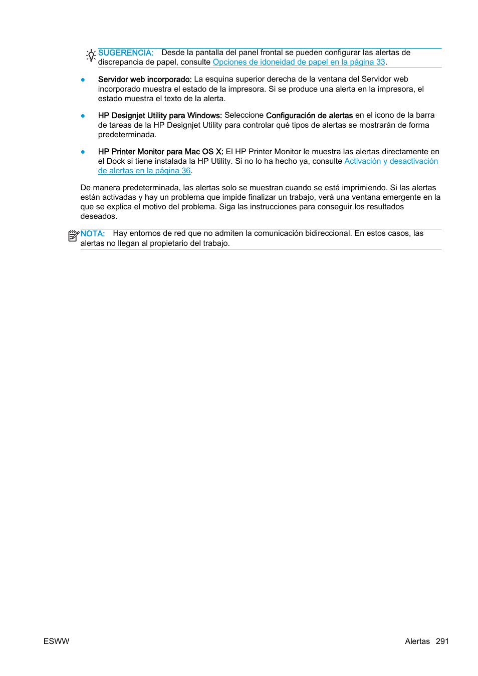 HP eMFP HP Designjet serie T2500 User Manual | Page 301 / 322