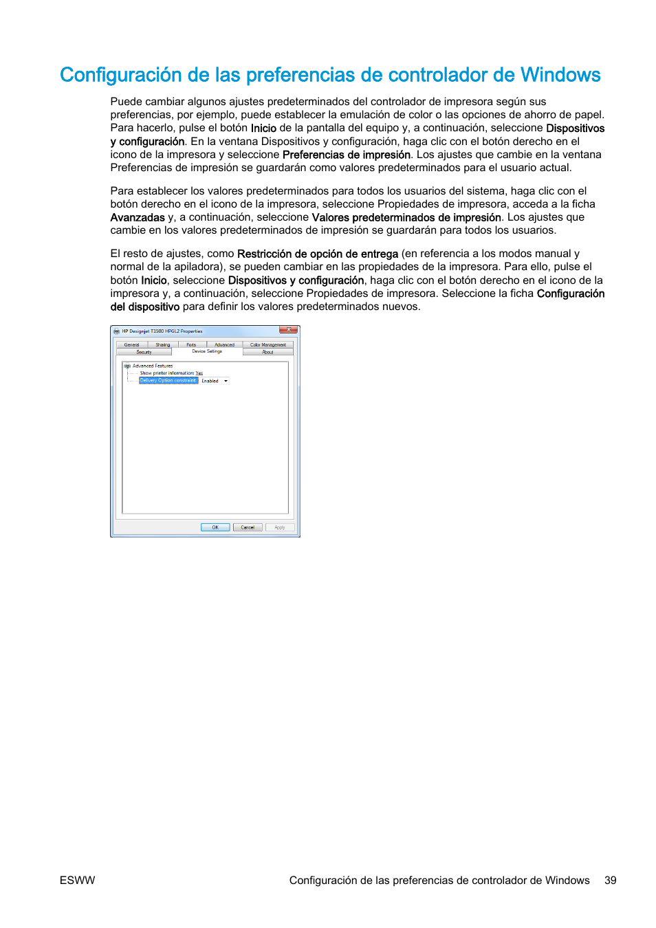 HP eMFP HP Designjet serie T2500 User Manual | Page 49 / 322
