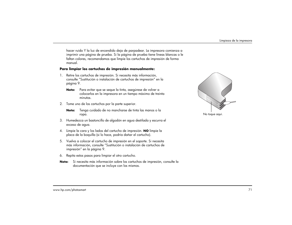 HP Impresora HP Photosmart p1000 1000 User Manual | Page 77 / 126